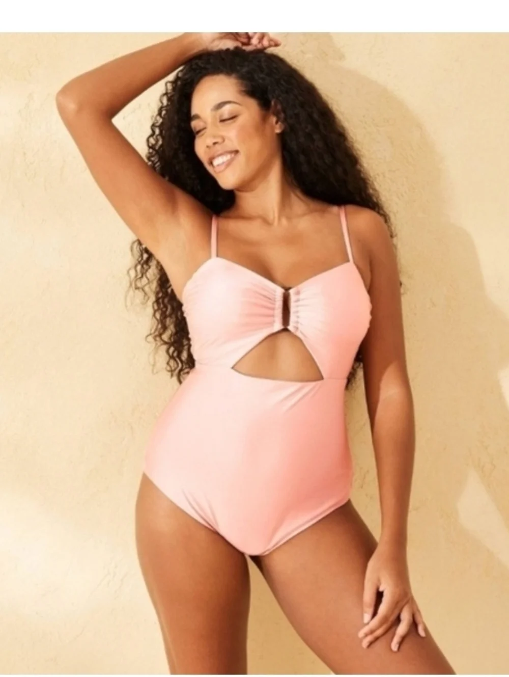Shade & Shore Women's Cut Out One Piece Swimsuit Tummy Control Medium Seat Cover